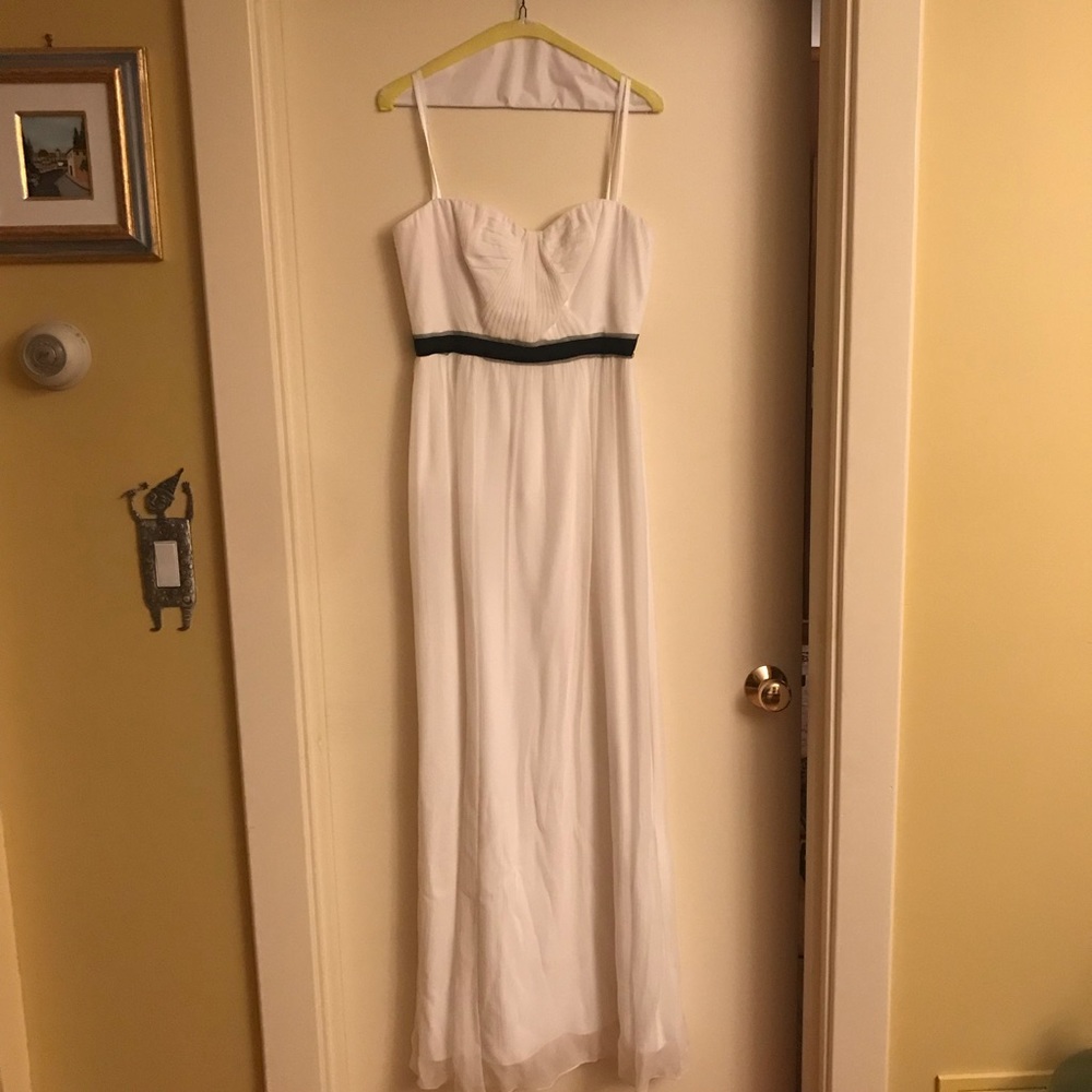 BCBG white gown